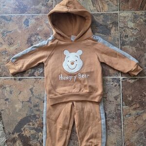 Pooh Bear Hoodie and Pants Set
